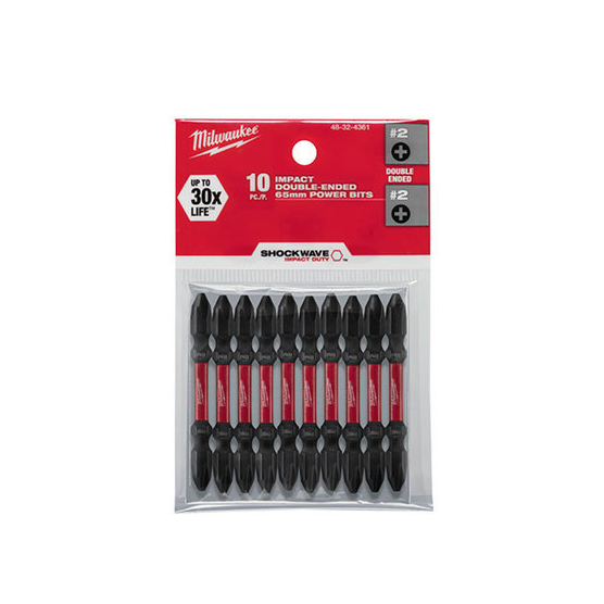 밀워키 토션비트 양용 십자비트 블랙 2x65mm, 10개 14,000원