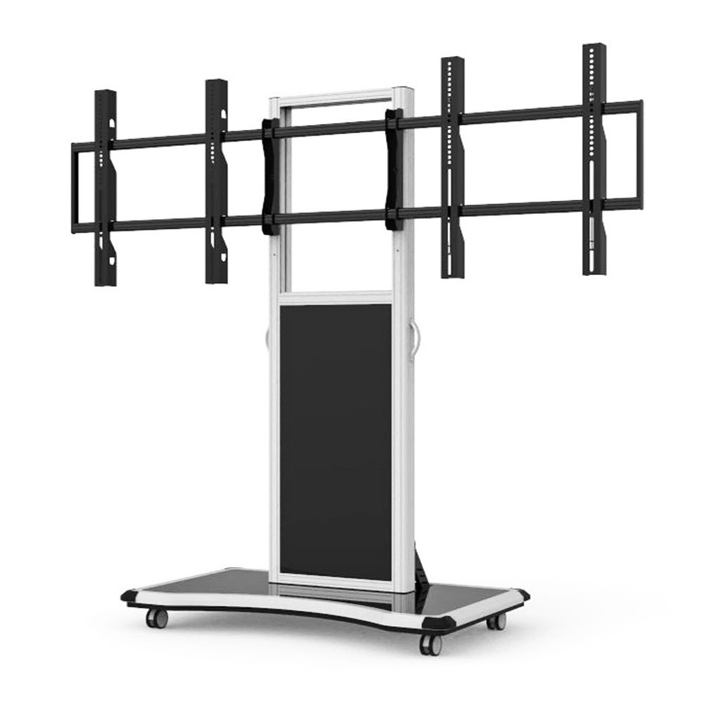 가로 2대 2개 대형 TV 이동형 스탠드 듀얼 티비 모니터 거치대 75인치 70인치 65인치 60인치 55인치 50인치 49인치 47인치 45인치 43인치 42인치 가로형 1,254,000원