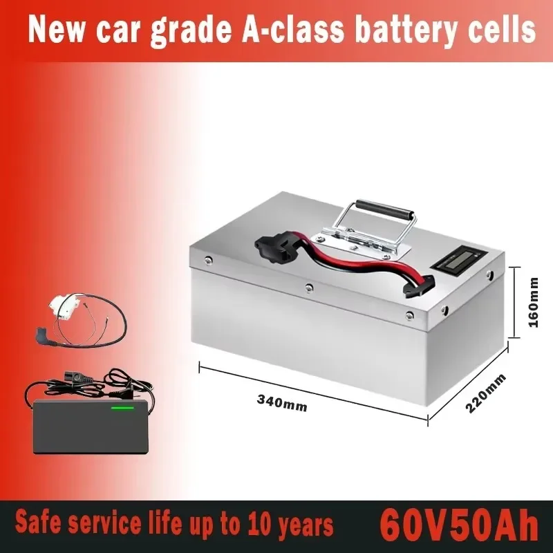48V 전기 자동차 리튬 배터리 60v72v40A 60AH80AH 삼륜차 리튬 인산철 배터리 팩 630,800원