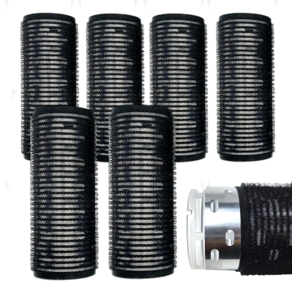 미소라인 고급 열전도 구르프 헤어롤 소형 직경3cm, 6개, 블랙 9,700원