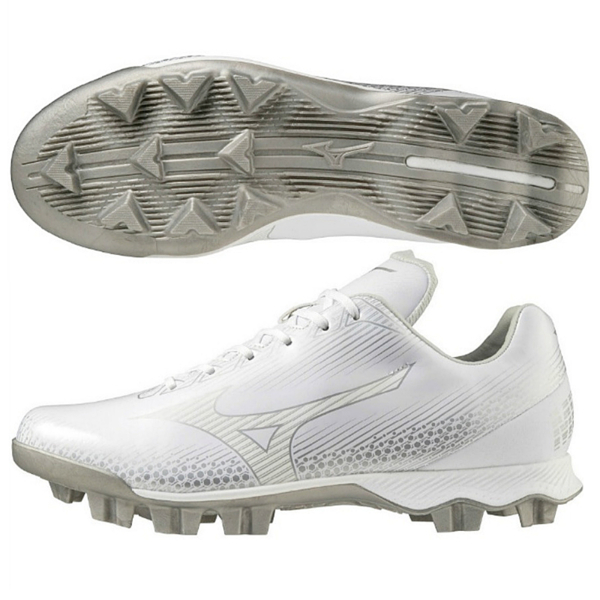 미즈노 라이트레보 포인트 인조진다화 야구화 화이트 11GP222101WT 77,400원