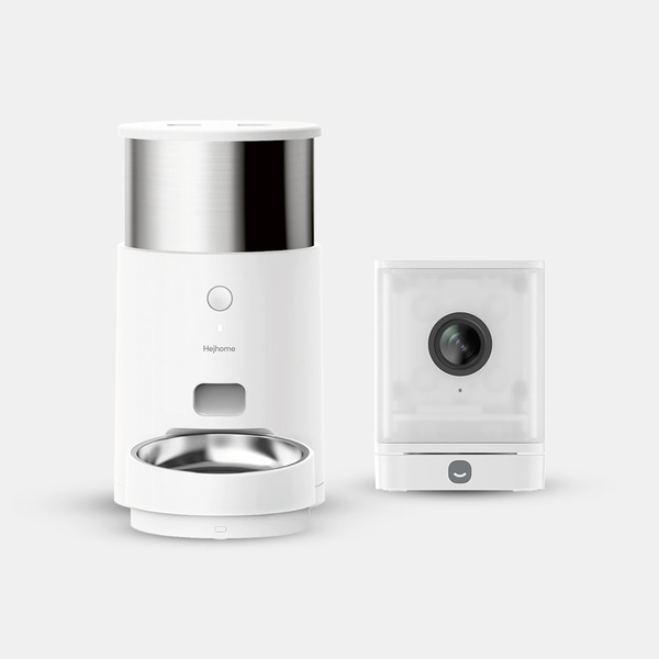 헤이홈 강아지 고양이 스마트 펫 자동 급식기 CARE + 펫캠 세트 홈캠 홈CCTV, 1개, 홈카메라 4MP 구성, 2.8L 158,700원