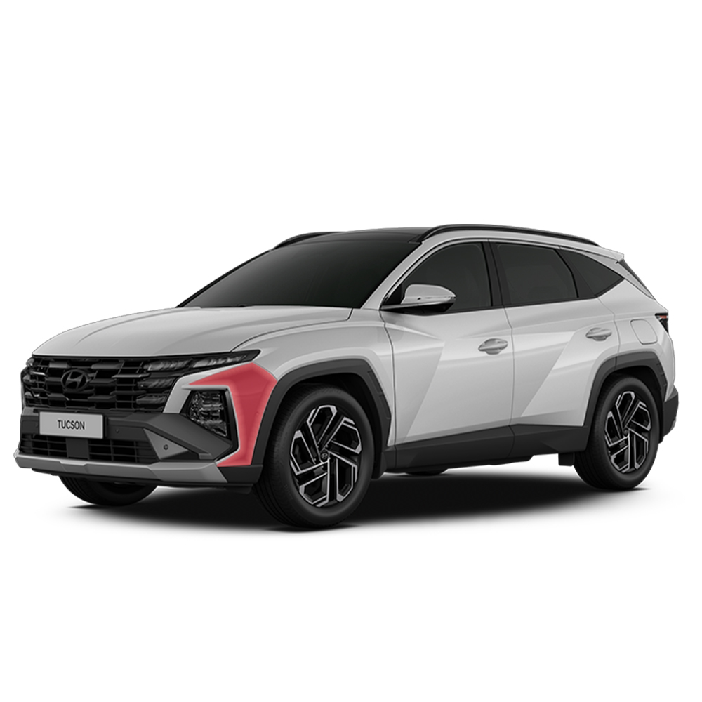 스킨엑스 투싼 NX4 페이스리프트 프론트범퍼사이드 앞범퍼 PPF 차량보호필름, 1개 48,000원