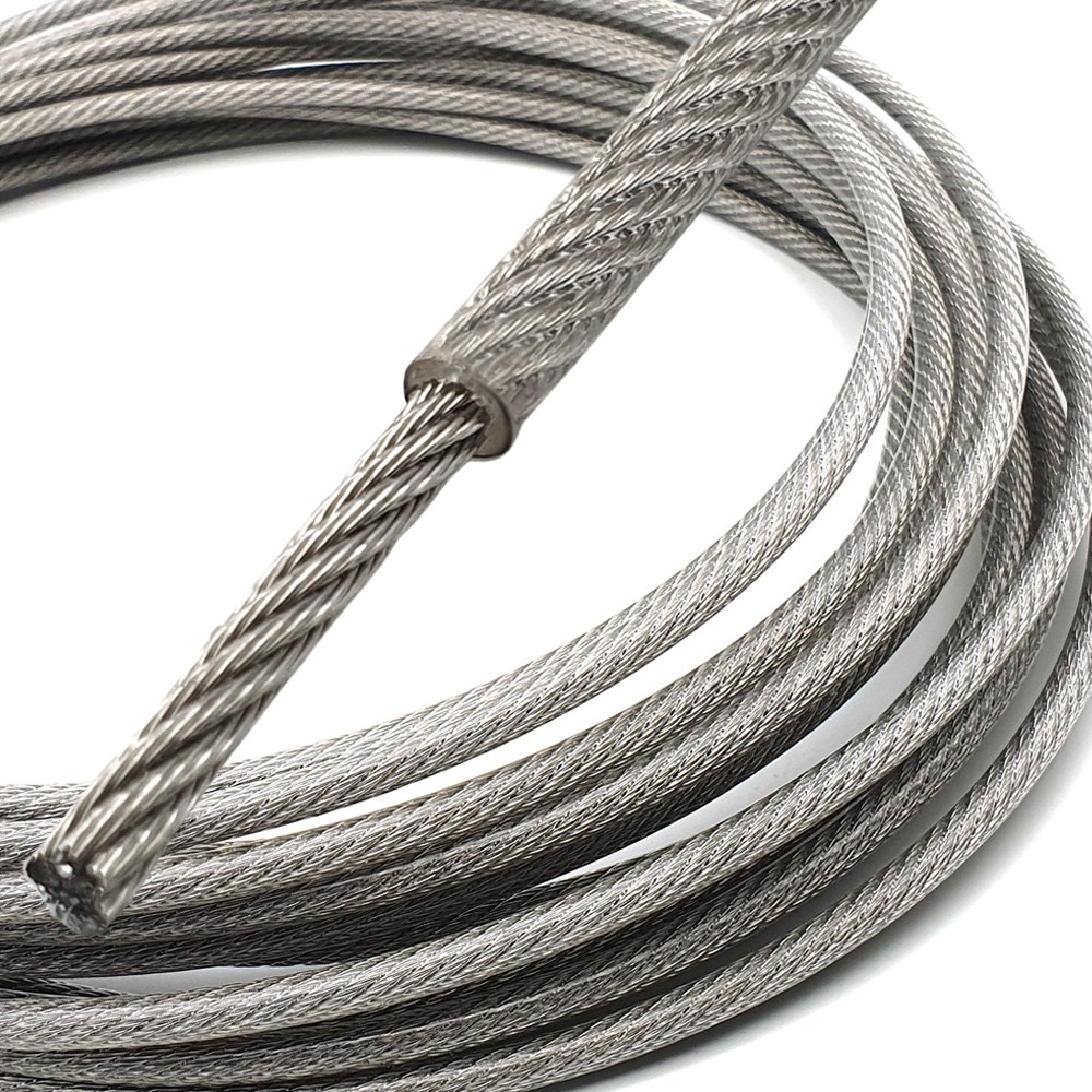 스텐 코팅 와이어로프 2mm~8mm 10M SUS304 스테인리스 와이어줄 피복 빨래줄 와이어 5,450원