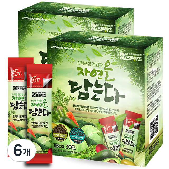 굿허브 조은약초 자연을 담는다 스틱형 돼지감자환, 6개, 90g 59,400원