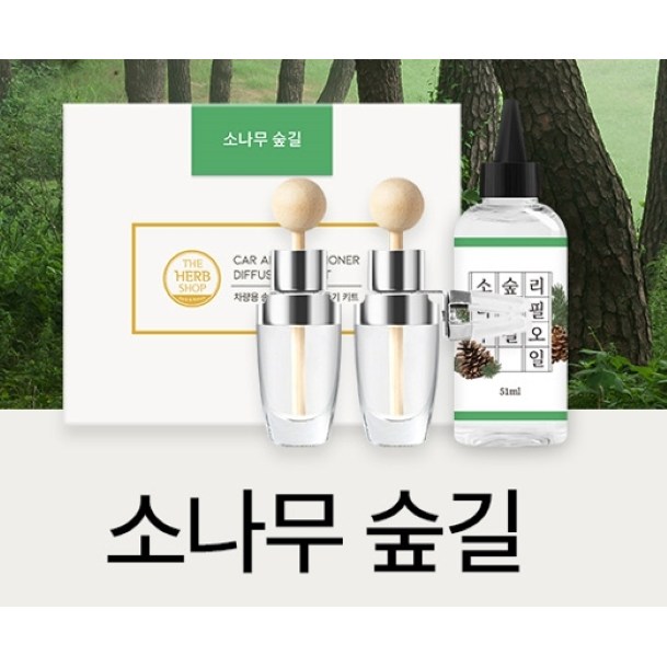 더허브샵 차량용 송풍구 디퓨저 DIY 세트 14,800원