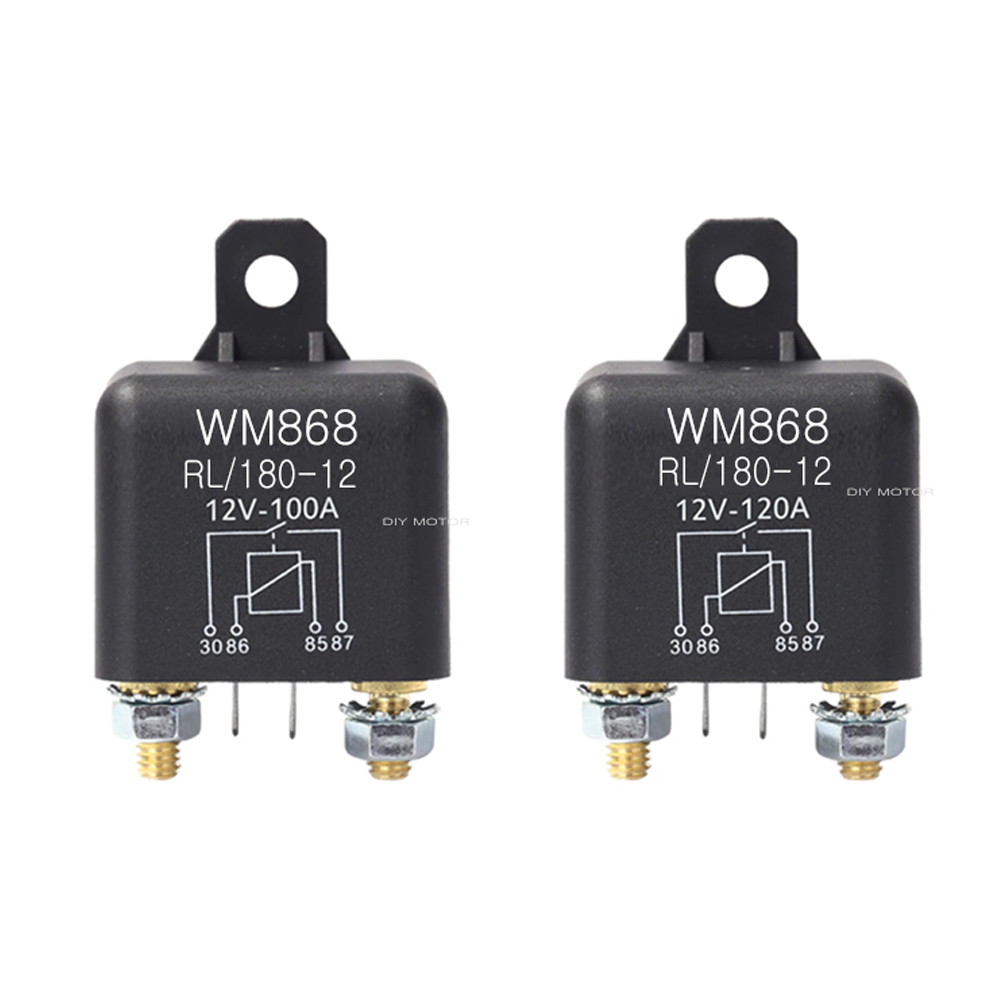 락모터스 릴레이 100A 120A 12V 대용량 파워릴레이 보조배터리 방전방지 콤프레셔, 1개 8,000원