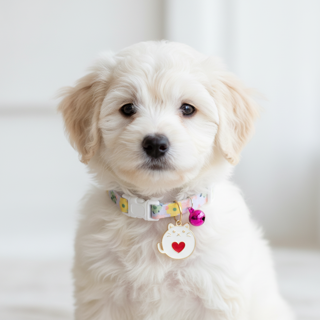 하니펫 반려동물 예쁜 면리본 방울 목걸이, 1개, 고양이 6,900원