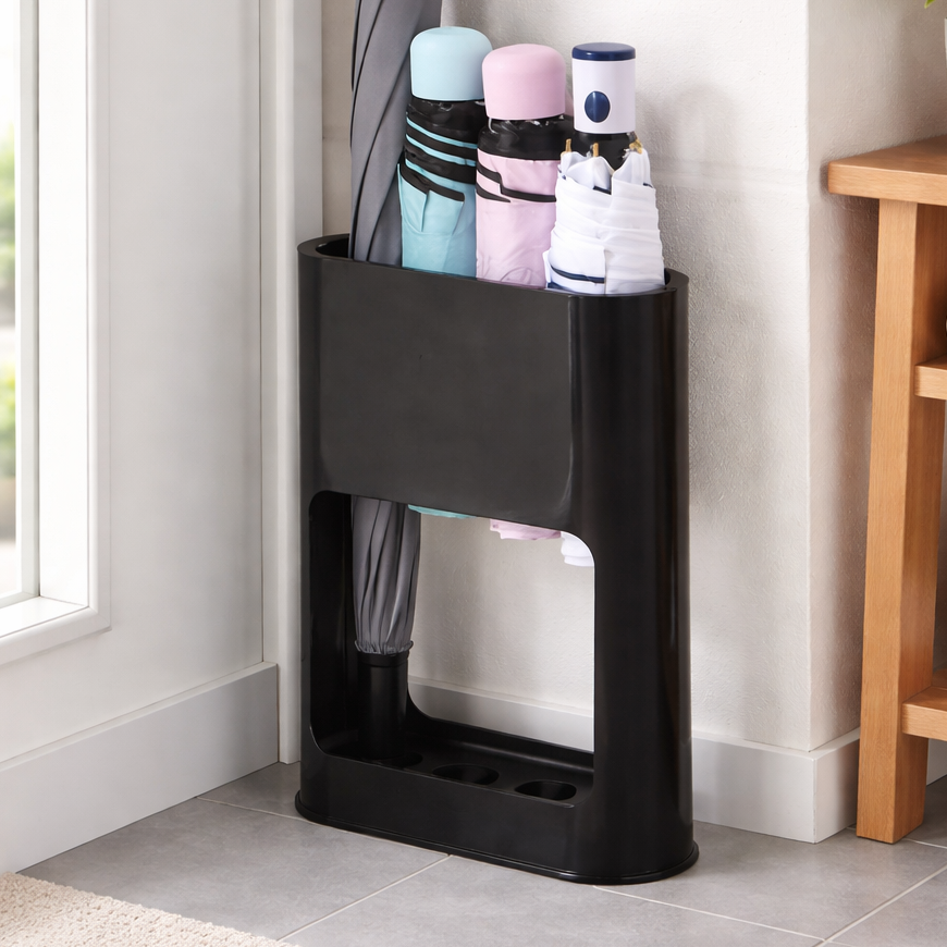 디모어 현관 스탠드 미니 우산꽂이, 1개, 블랙 13,900원