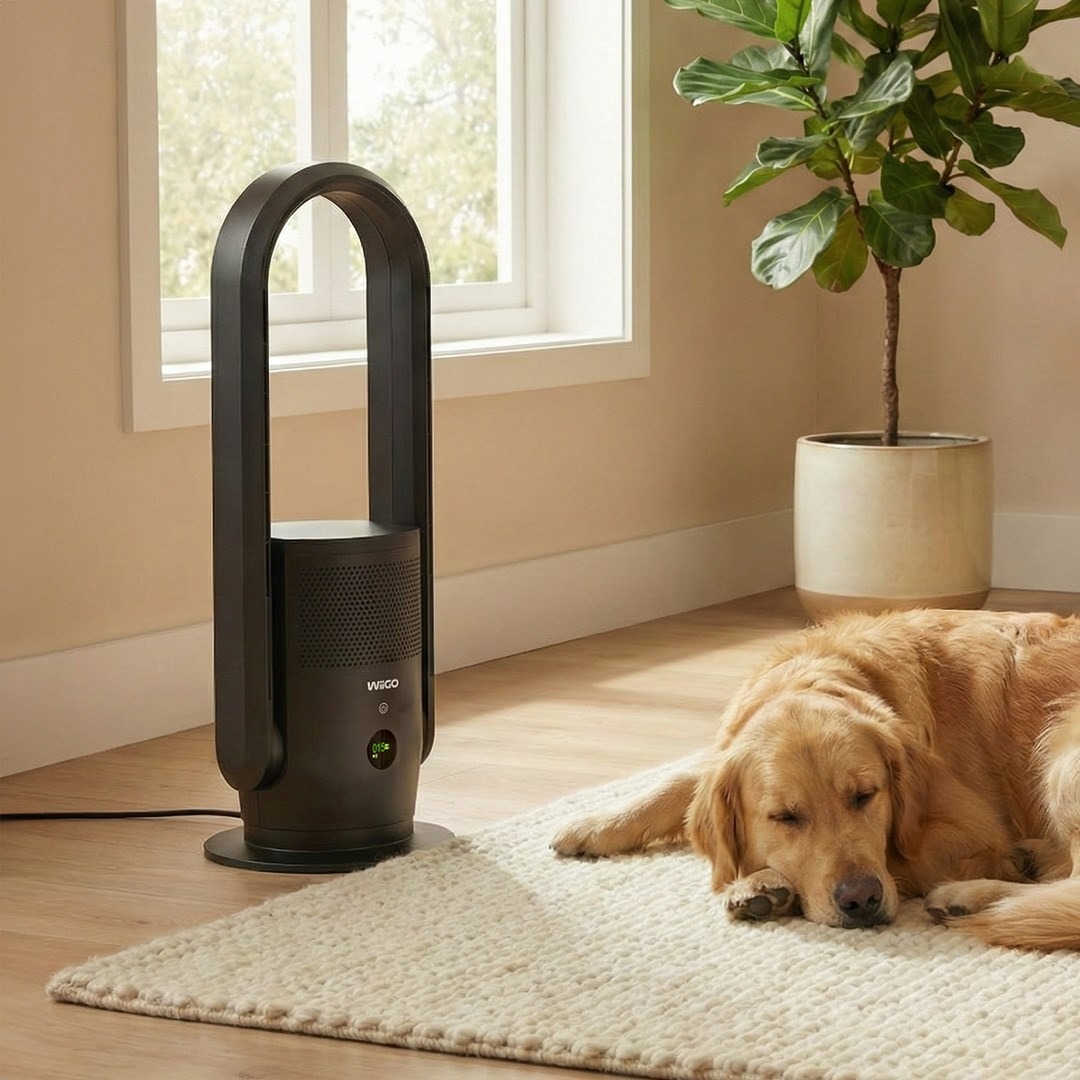 위고 UV살균 팬타워 공기청정기 히터 겸용 WG-FHA 무소음 온풍기 가정용 난로 원룸 식당 온열기 거실용, 단일상품 137,560원