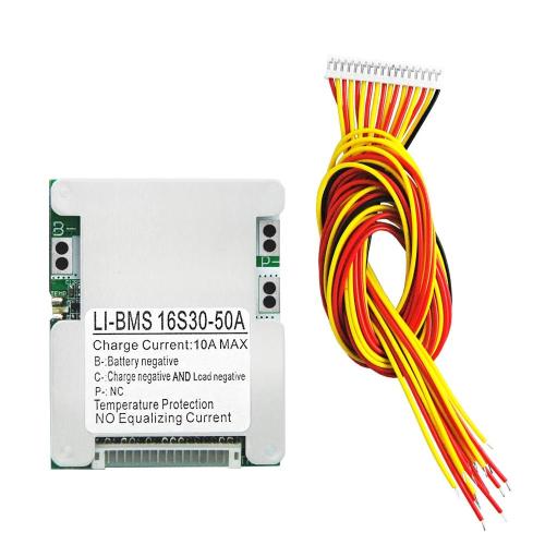 LIitoKala 리튬 이온 배터리 팩 밸런스 보호 보드 BMS 3.7V 동일 포트 PCM 60V 20Ah 16S 60V 30A 50A 26,520원