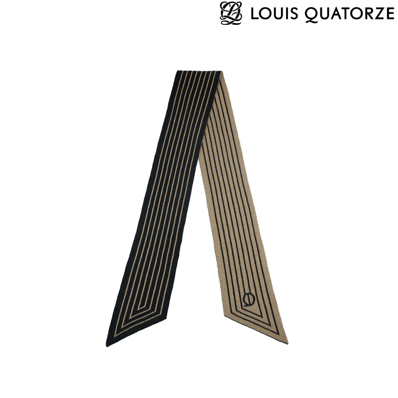 [AK플라자] [루이까또즈] 울 혼방 쁘띠 머플러 마티에르니트 블랙 (2DMK807BL) 28,500원