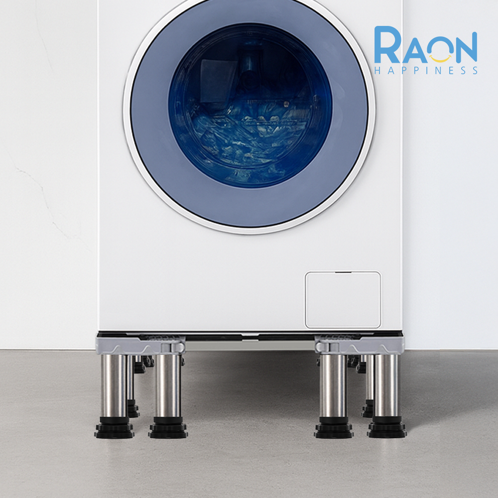 세탁기 받침대 20cm 12발 높이조절 드럼 통돌이 건조기 소음차단 더블 프레임 79,900원
