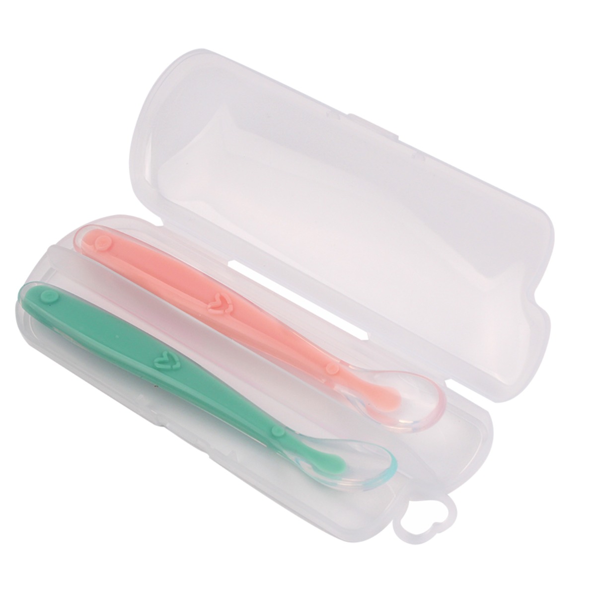 [베베락] 엘파 실리콘 피딩스푼 2P세트, 엘파 피딩스푼(피치핑크+민트그린), 1개 9,800원