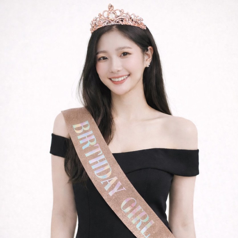 올리브파티 생일 파티용품 공주 티아라 어깨띠 세트 12,900원