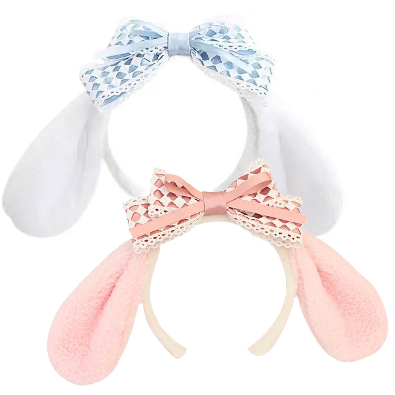 산리오 왕리본 머리띠 마이멜로디 머리띠 시나모롤 캐릭터 퍼헤어밴드 11,900원