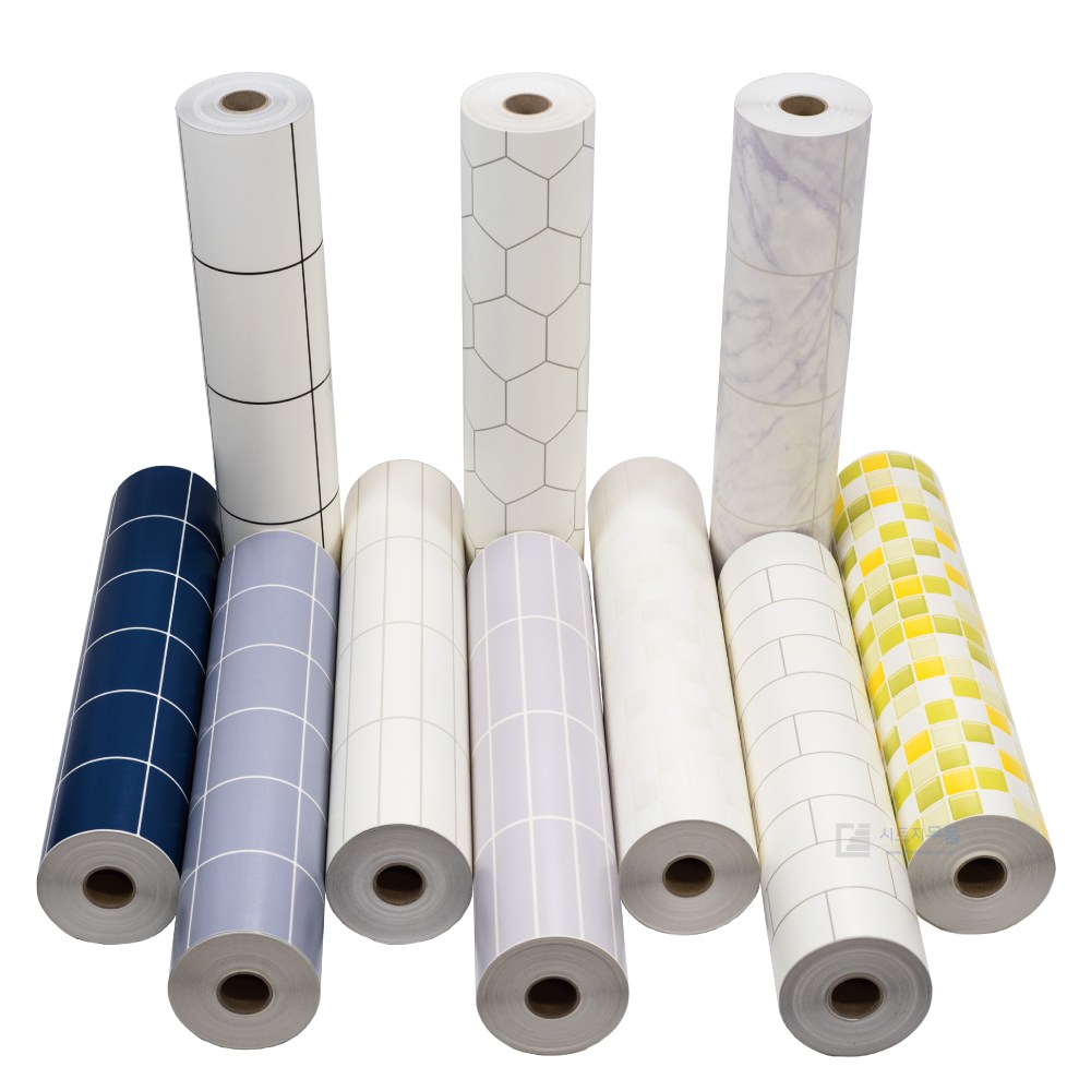 HD현대시트 주방 욕실 방수 발포 타일 시트지 25색상 (1롤, 폭50cm x 길이15미터), 블루타일 39,900원