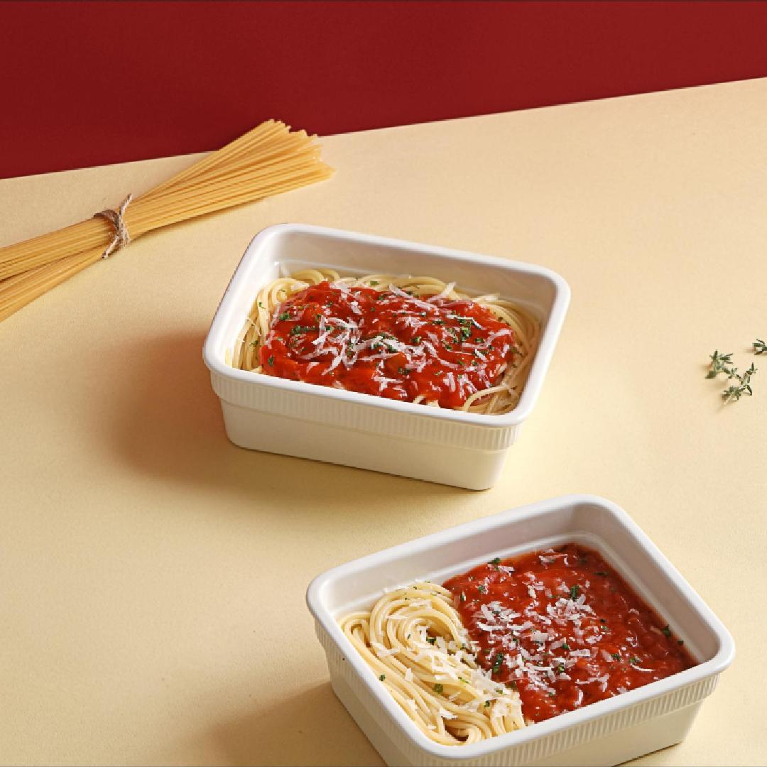 쁘띠끄 도자기 오븐용기 라면 계란찜 전자렌지용기 2개, 1개, 화이트 11,490원
