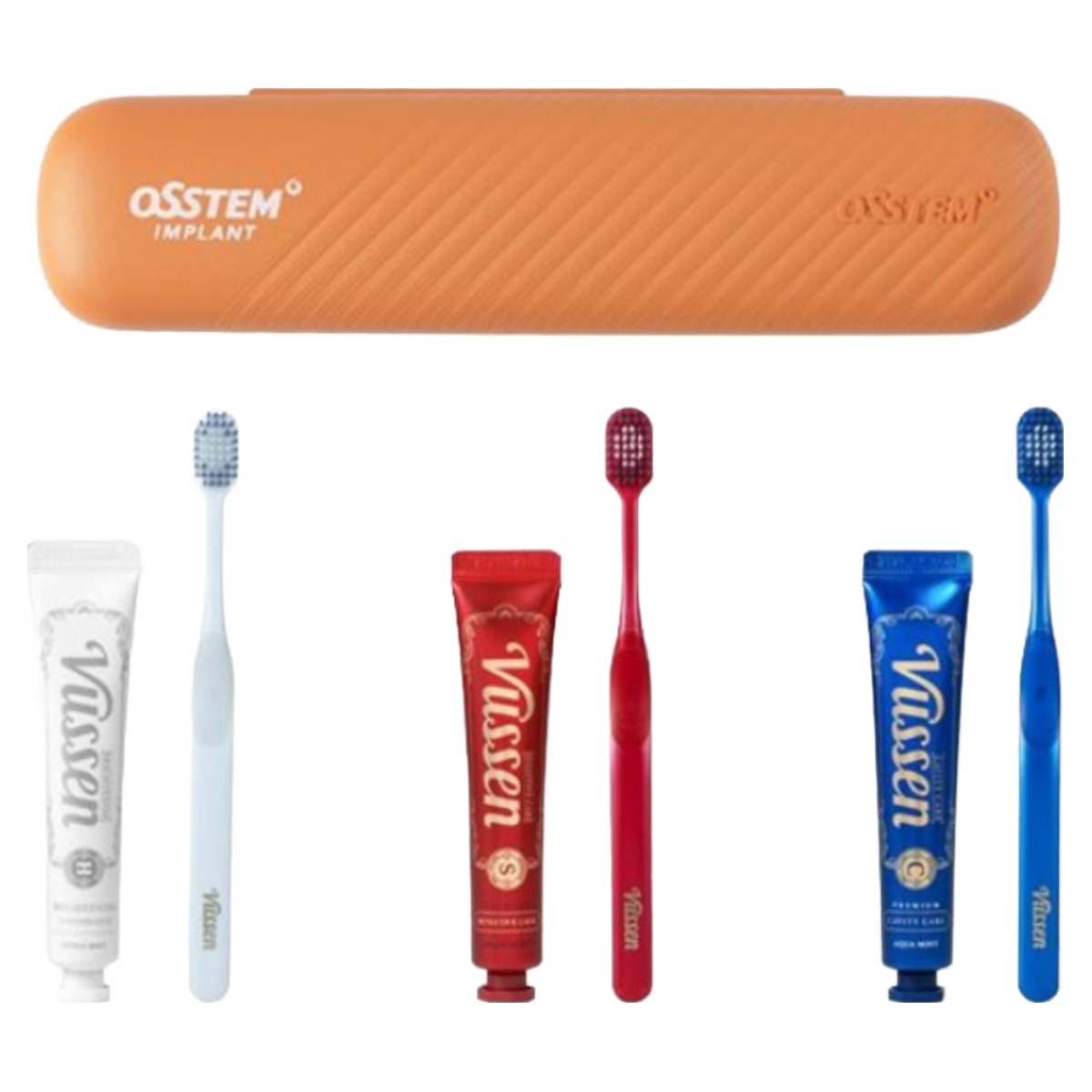 오스템 여행 휴대용 양치키트 뷰센 H 브라이트닝 치약 40g + 칫솔 세트 67,000원