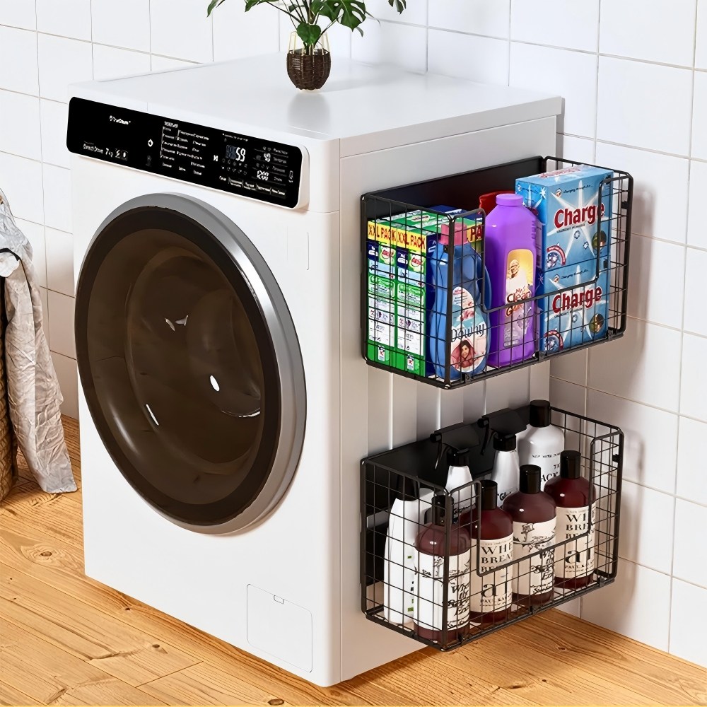 Shipshape 접이식 대용량 세탁기 냉장고 자석 선반 무타공 수납 선반 사이드랙 16,900원