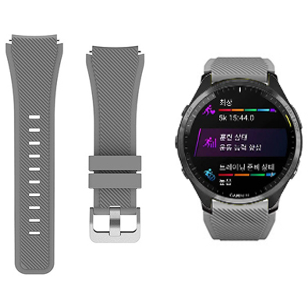 가민 포러너 55 165 245 645 뮤직 우레탄 실리콘 스포츠 시계줄 스트랩 밴드 줄, 1개 7,900원