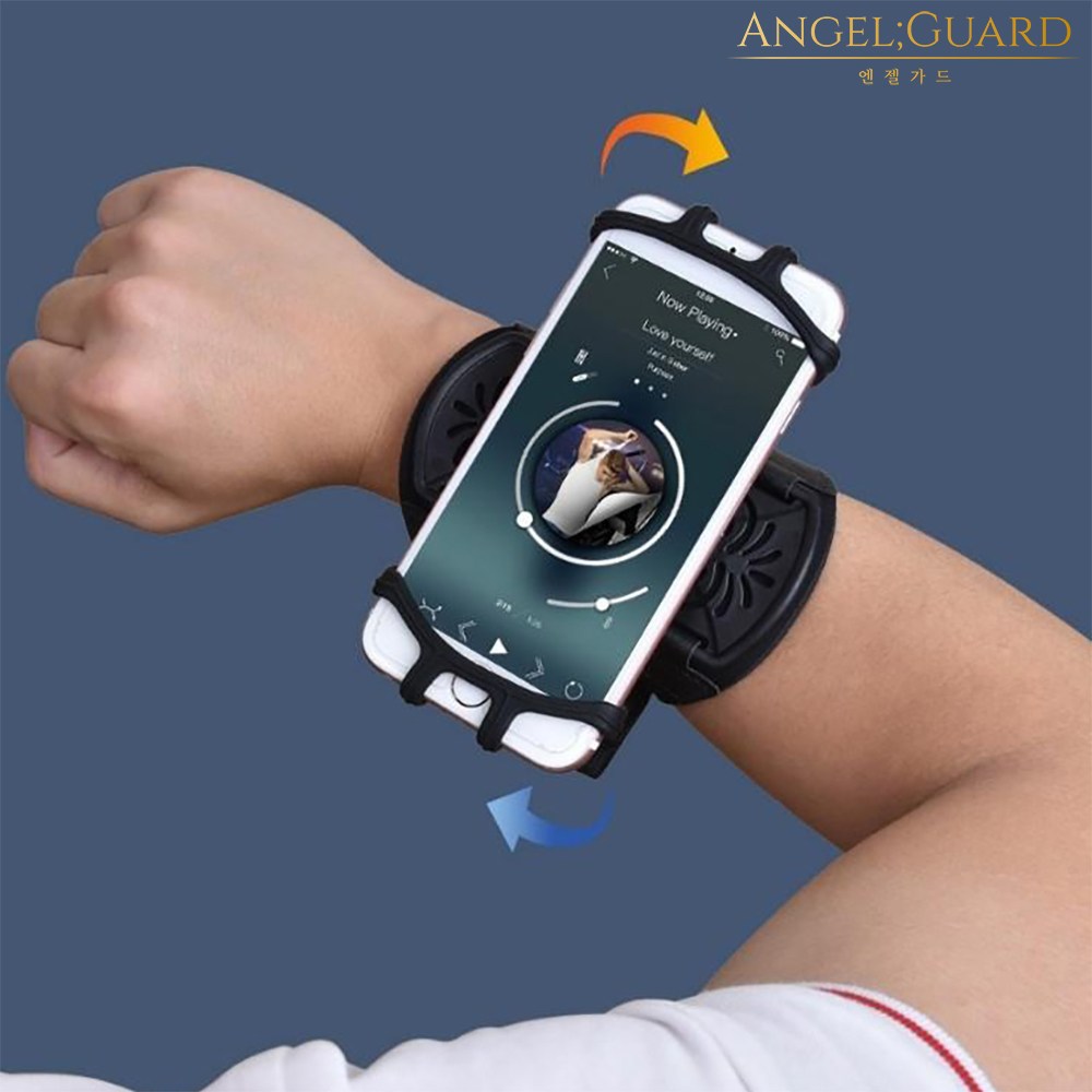 엔젤가드 스마트폰암밴드 360도회전 팔손목밴드 러닝 운동벨트 조깅 자전거 17,900원