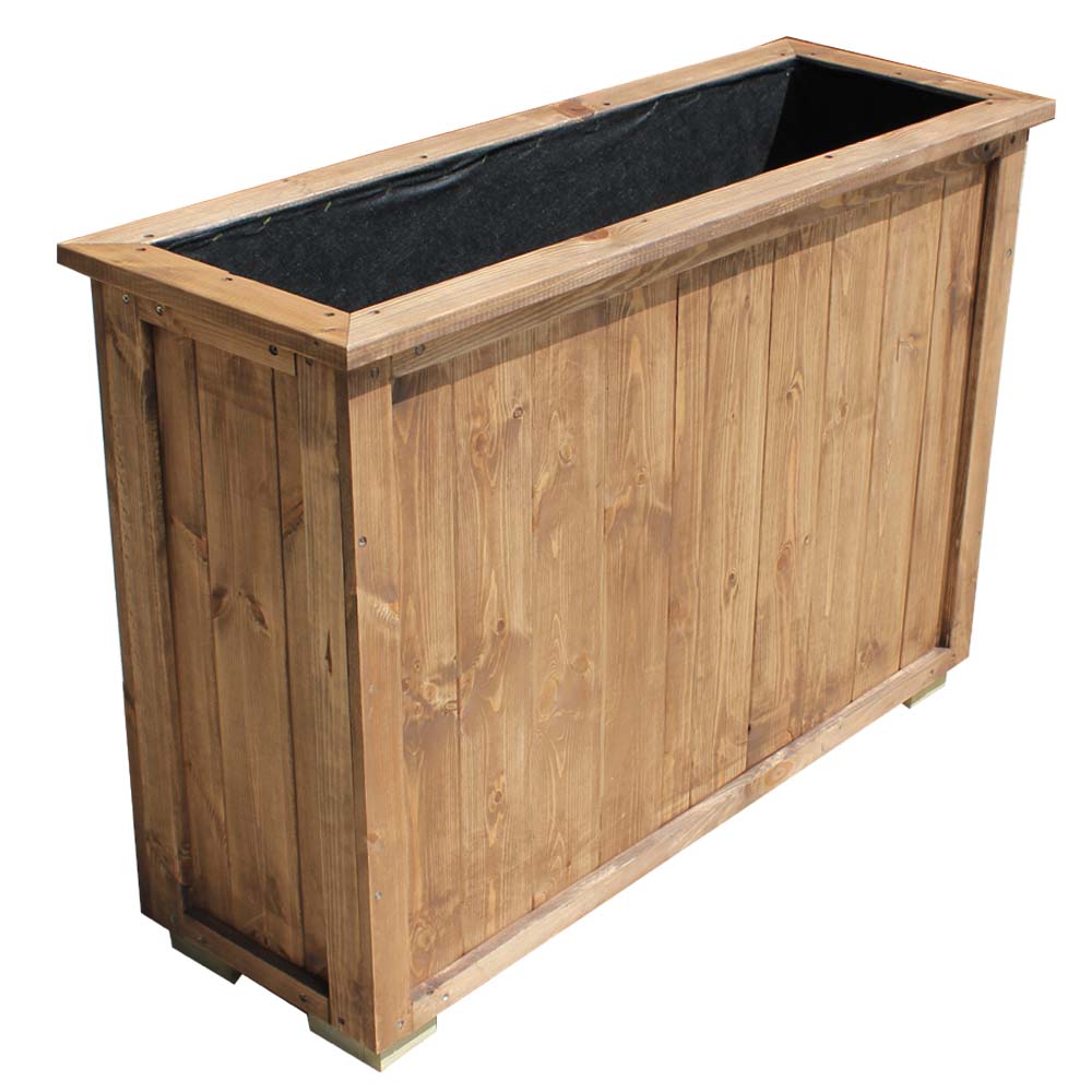 희원식물원 울타리 차폐용 대형 도로 방부목 베란다 옥상 직사각 칸막이 카페 화분 높이70cm, 1개 250,000원