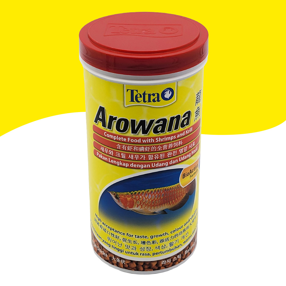 법인물멍몰 테트라 아로와나 푸드 1000ml 1L 1리터 340g 중대형어 사료 먹이 밥 수족관용품 25,970원