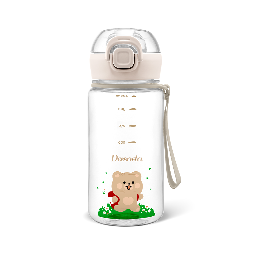 다소다 원터치 트라이탄 허그보틀 어린이 물통 스트랩세트, 1개, 400ml, 크림화이트 15,800원