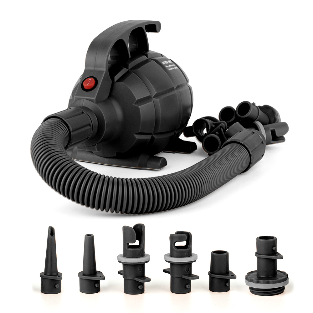 오토코스 수류탄 전동 휴대용 에어펌프 + 보관가방 2.5m 6종노즐 블랙컬러, 1개 31,820원