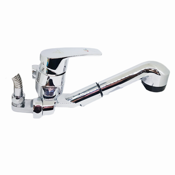 우리수도 MO 싱크 스프레이 벽붙이 주방수전 수도꼭지, 1개 49,800원