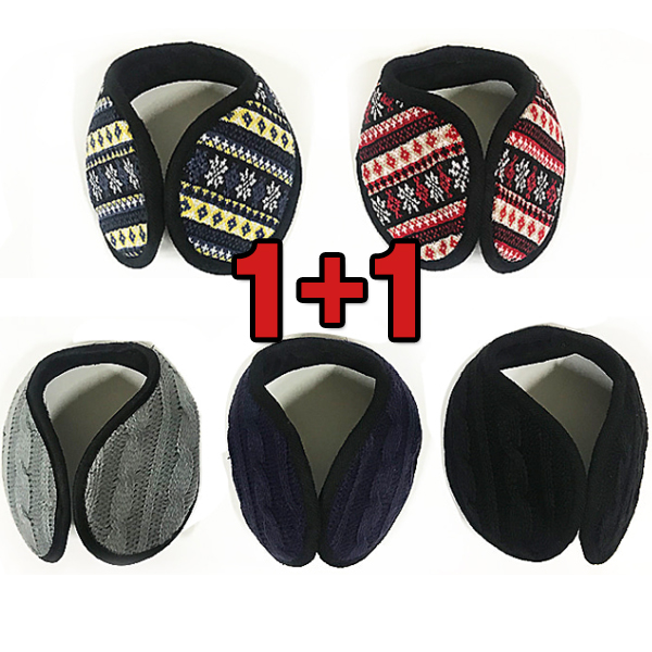 에이스샵_1+1 겨울 기모 귀마개 귀도기 귀덮개 기모 겨울용 군용, 2개 19,700원