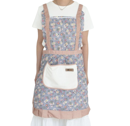 씨오브비 가정용 플라워 레이스 앞치마, 블루, 1개 4,500원