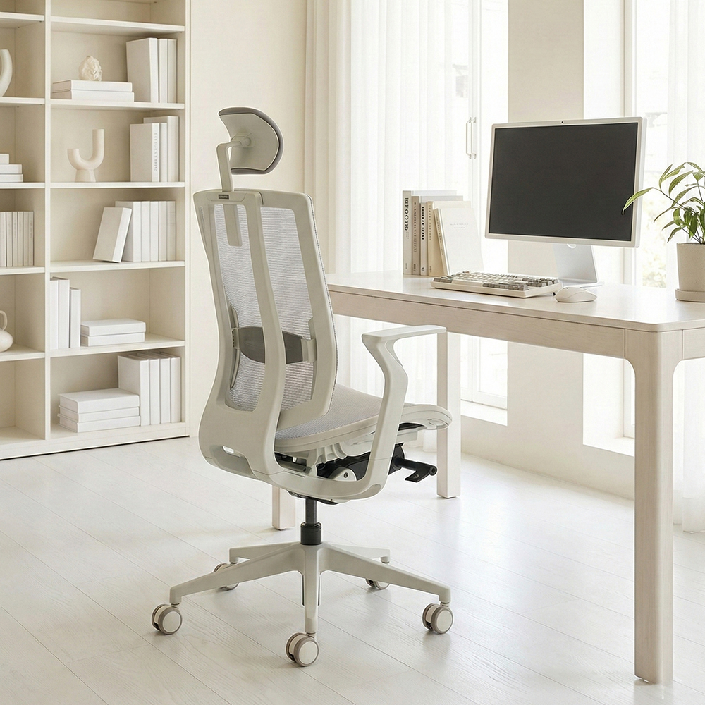 듀오백 브라보 BR-200MFW 메쉬 컴퓨터 책상 의자 방문설치 355,000원