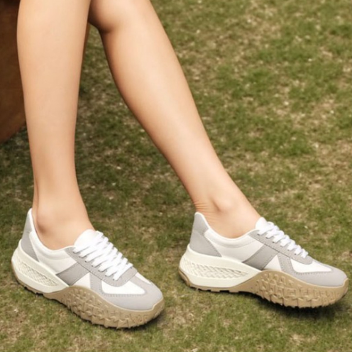 딕슈 여성 키높이 통굽 독일군 어글리 스니커즈 운동화 6cm SKWS250 58,100원