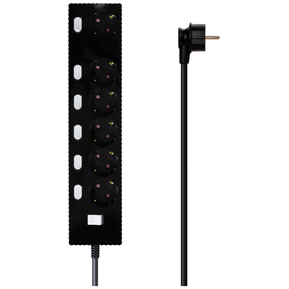 파워존 자동소화 4000W 고용량 웨이브 개별스위치 과부하차단 6구 멀티탭 50cm 1.5m 3m 5m 7m 28,500원