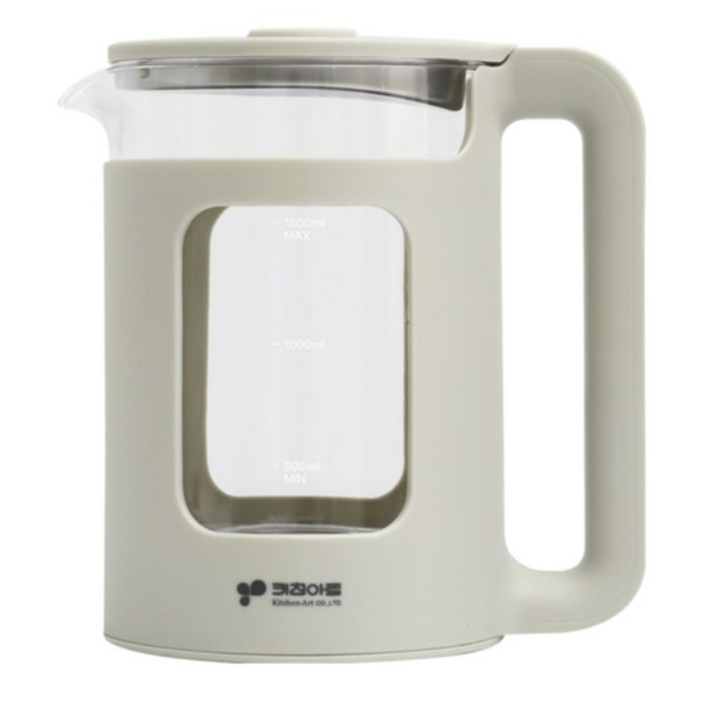 키친아트 온도조절 LED 유리 무선 전기포트 1.5L, 1.5L대용량/KAEP-W156(BE) 24,900원