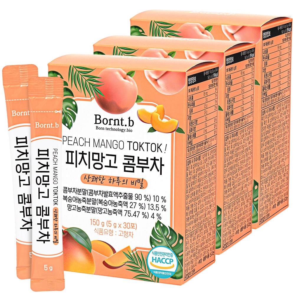 본트비 피치망고 콤부차 29,300원