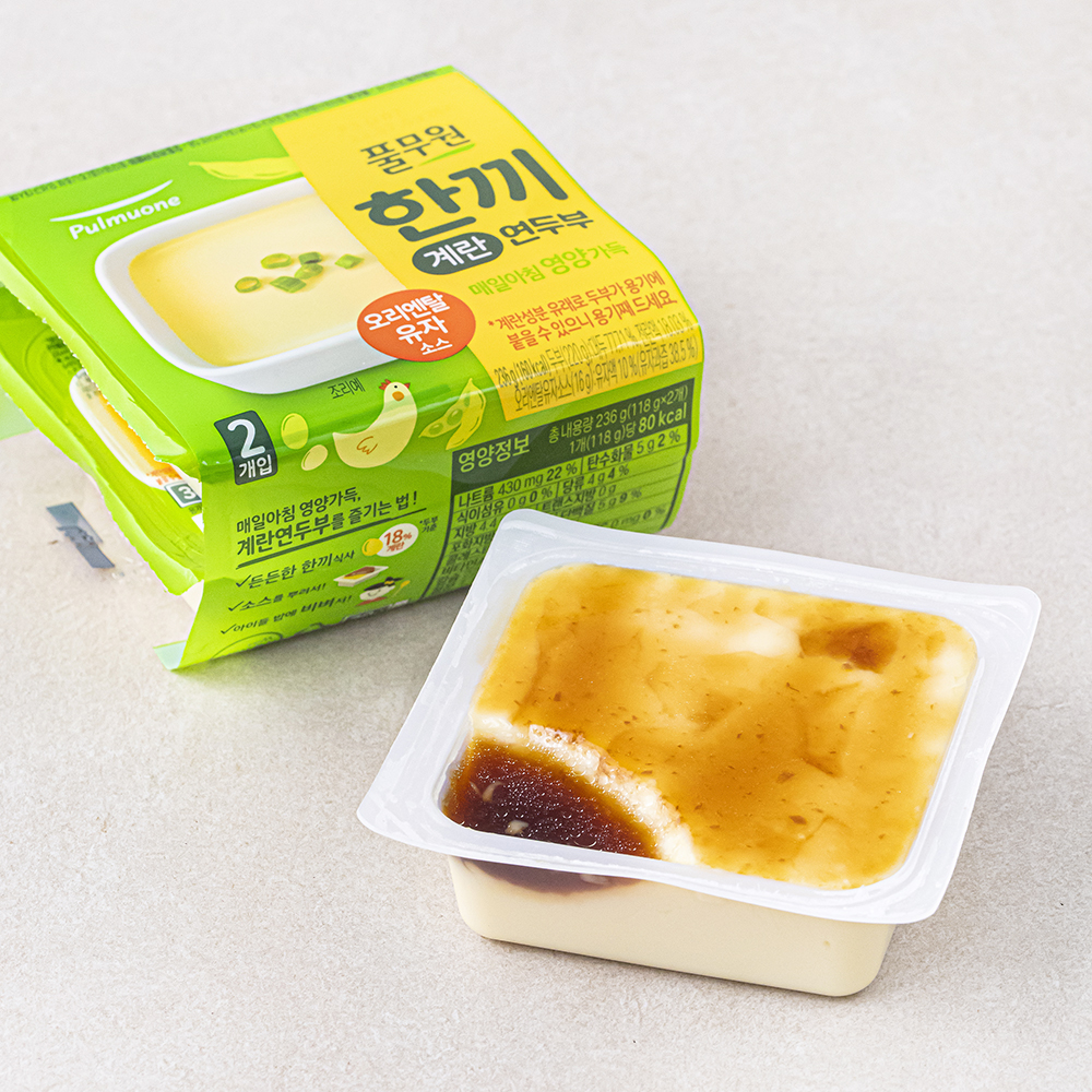 [로켓프레시] 풀무원 한끼 계란 연두부 3,220원