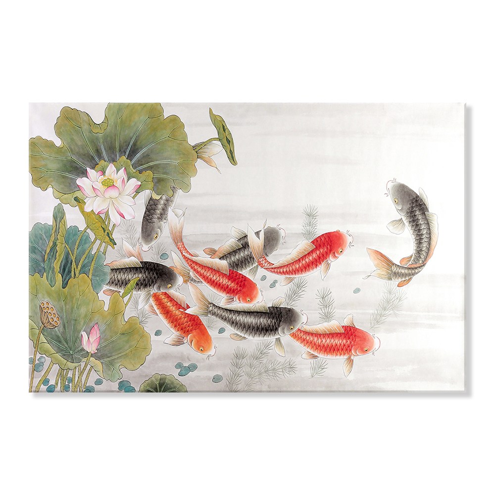 돈 들어오는 잉어 그림 풍수 인테리어 구어도 캔버스액자 94,900원