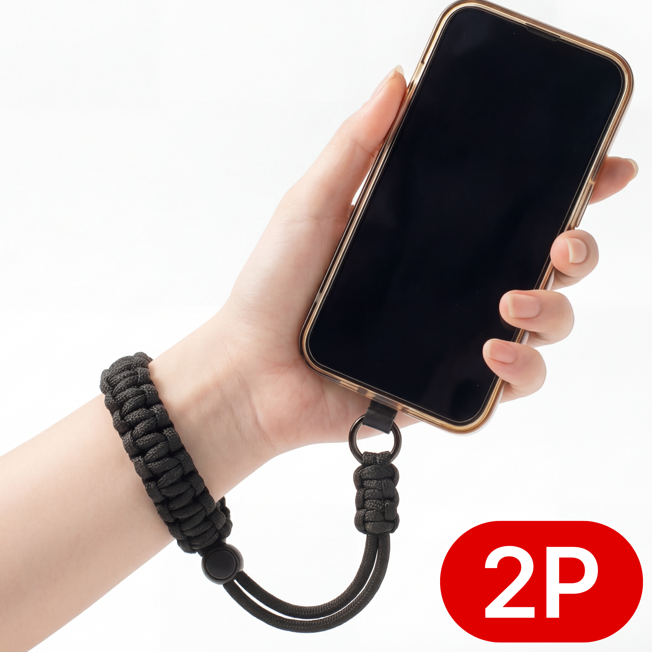 득공드 튼튼한 핸드폰 도난방지 스트랩, 2개, 블랙 8,100원