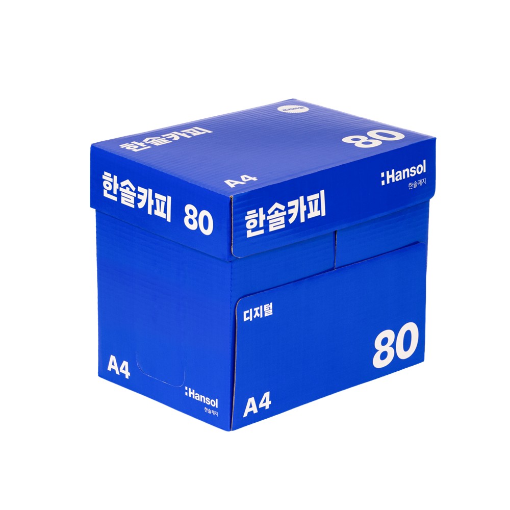 한솔제지 A4용지 복사용지 80g 1박스 2500매 21,700원