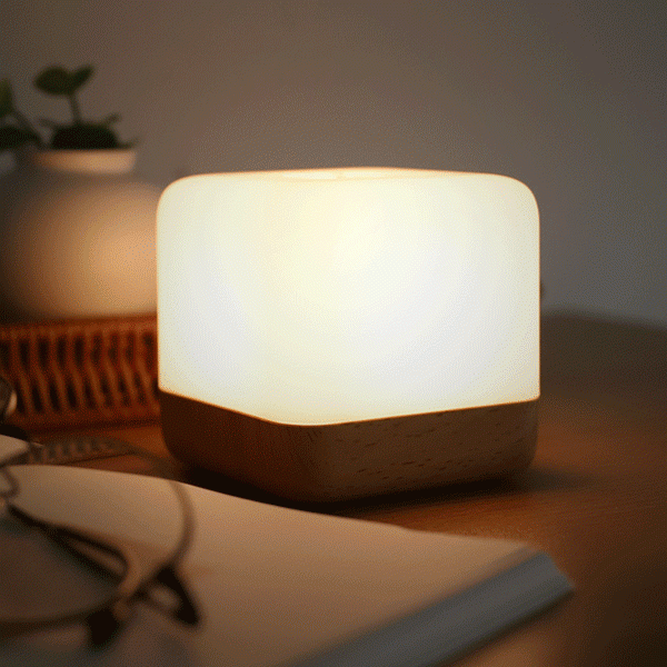 신생아 수유 취침등 우드큐브 감성 플립타이밍 무드등 15,800원