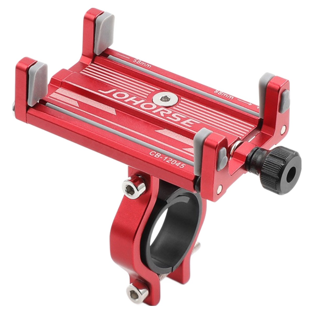 흔들림없는 강력 고정 핸드폰 거치대 자전거 오토바이 전동킥보드, 1개, 레드 12,900원