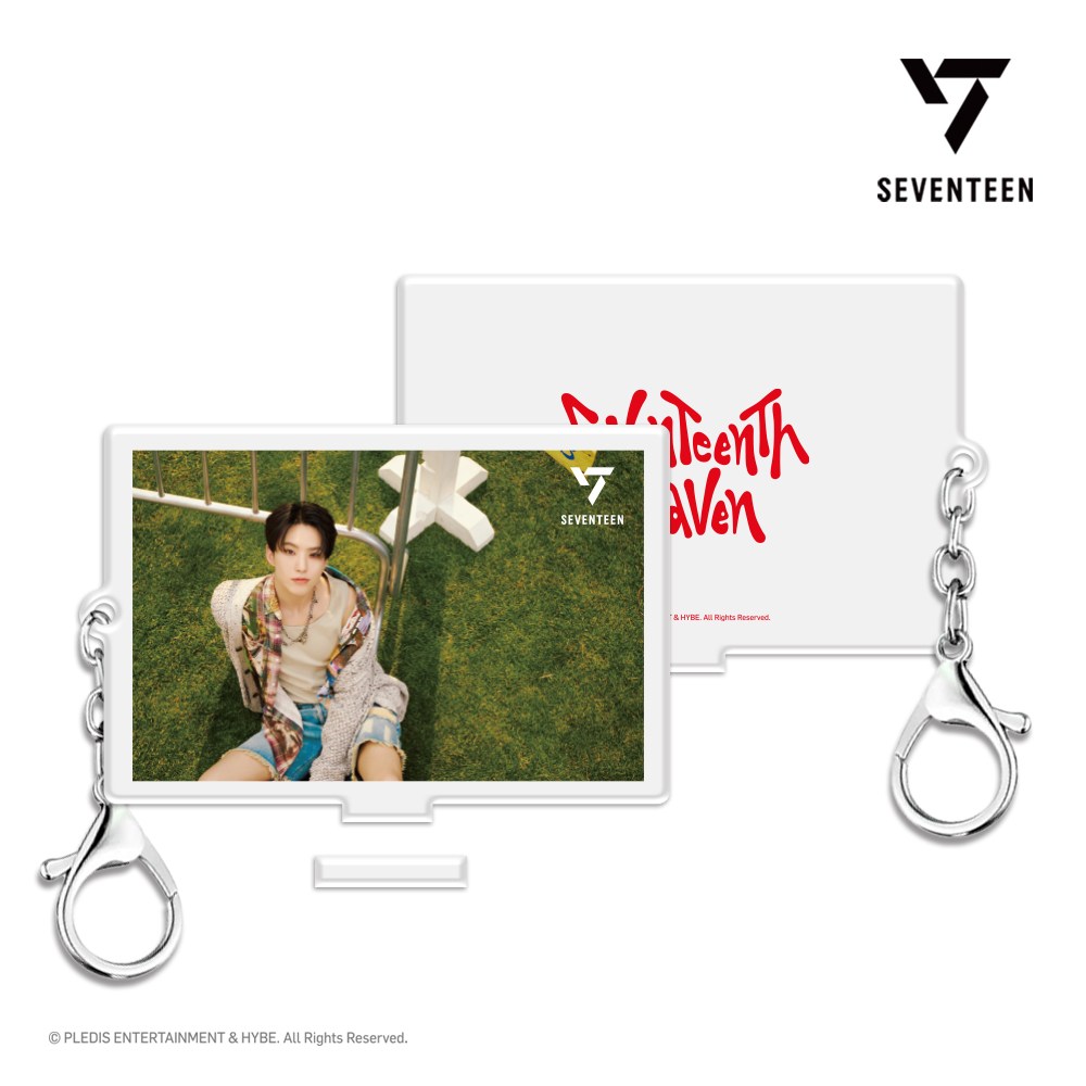 세븐틴 3D 렌티큘러 아크릴 키링 & 스탠드 세트 (SEVENTEENTH HEAVEN PM 2:14 Ver.) 21,900원