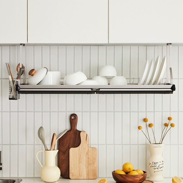 [한샘] 투웨이 부착형 식기건조대 900 다크그레이 73,900원