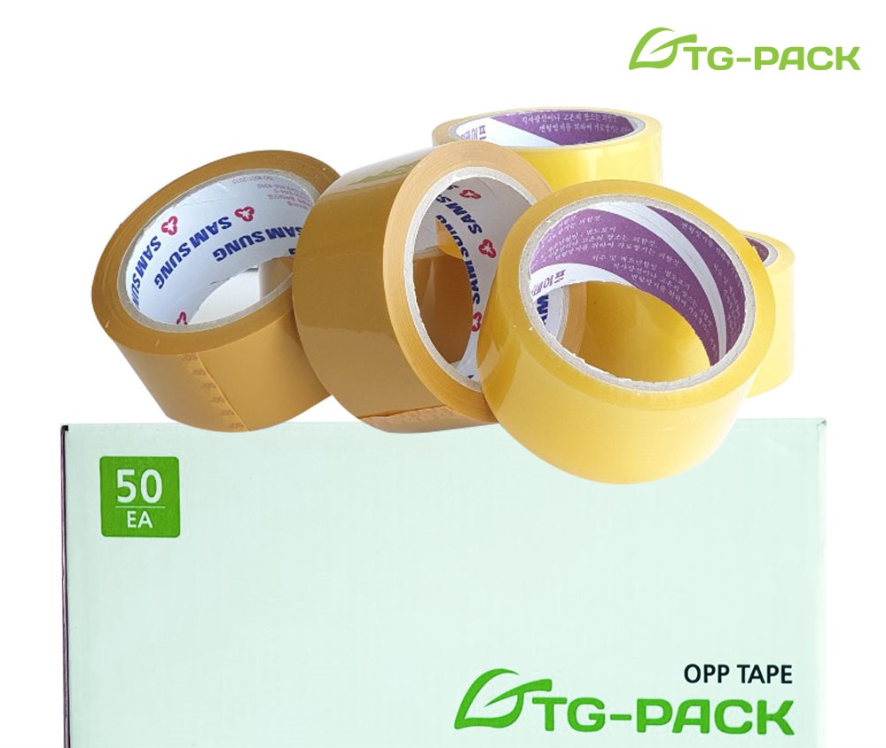 국산 삼성테이프 OPP 아크릴 러버 박스테이프 50개 강력접착 냉동 기계용 제작공장 36,500원