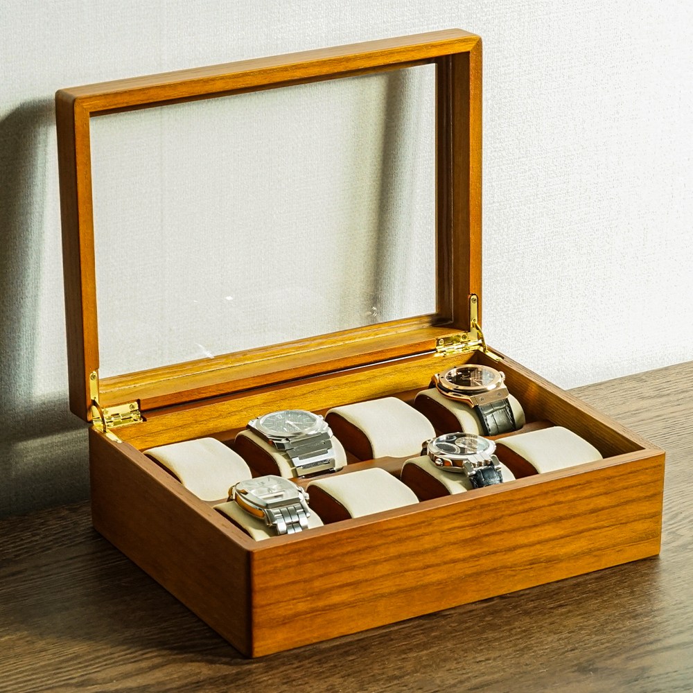헤리티지원 원목 시계보관함 정리함 케이스 거치대 2구 6구 8구 우드 시계함 158,800원