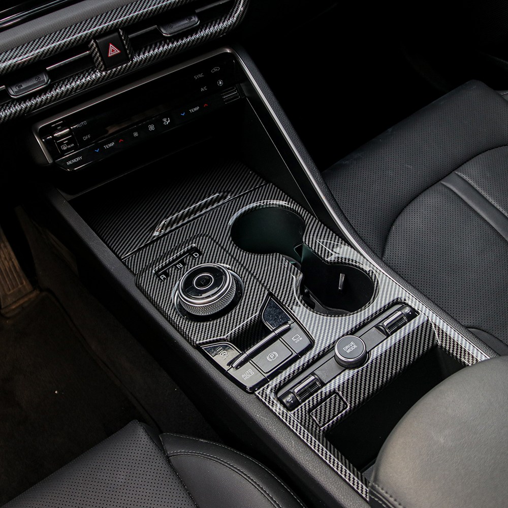 더블랙 호환 K5 DL3 실내 튜닝 용품 기어패널 기어박스 커버 카본 레드 몰딩 48,500원