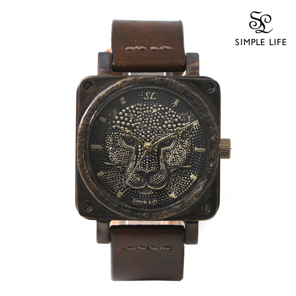 심플라이프 수공예 남성용 핸드메이드 손목시계 SL003 185,000원